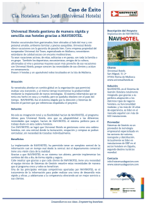 Caso de Éxito Cía. Hotelera San Jordi (Universal Hotels)