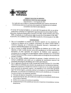 Acto Decisorio - Universidad Pontificia Bolivariana