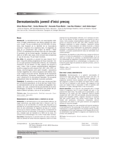 Dermatomiositis juvenil d`inici precoç