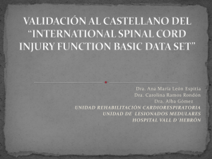 international spinal cord injury function basic data set