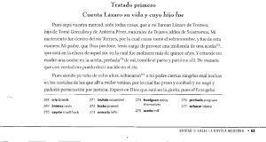 Page 1 Tratado primero Cuenta Lázaro su vida y cuyo hijo fue Pues