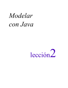 Modelar con Java lección2