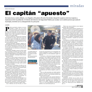 El capitán “apuesto” - La gaceta de la Universidad de Guadalajara