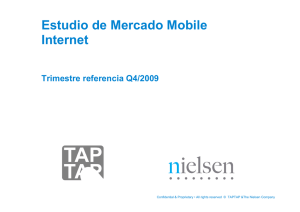 Estudio de Mercado Mobile Internet