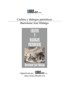 Cielitos y diálogos patrióticos Bartolomé José Hidalgo