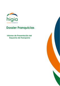 Dossier Franquicias