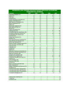 incidentes con lesiones incapacitantes servicios outsorcing