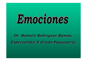 Emociones.Dr. Rómulo Ródriguez Ramos