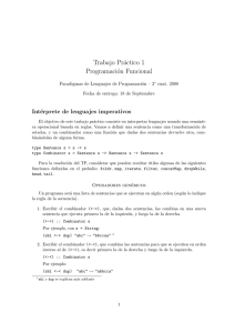 Trabajo Práctico 1 Programación Funcional