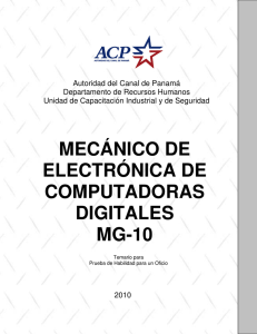 mecánico de electrónica de computadoras digitales mg-10