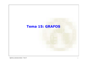 Tema 15: GRAFOS