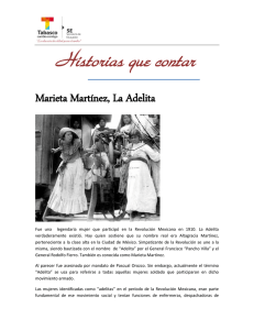 Marieta Martínez, La Adelita