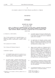 Decisión del Consejo, de 6 de abril de 2009, relativa a la - EUR-Lex