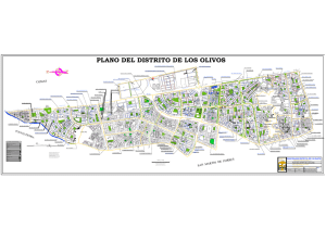 plano del distrito de los olivos