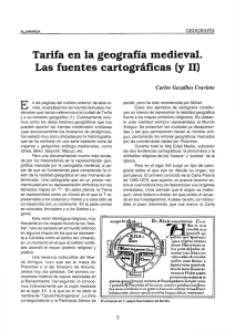 Tarifa en la geografía medieval. Las fuentes