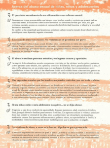 El que abusa sexualmente de una niña o niño es un enfermo mental