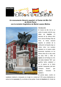 Un monumento literario español: el Cantar de Mio Cid de Silvia