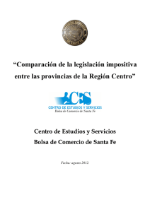“Comparación de la legislación impositiva entre las provincias de la