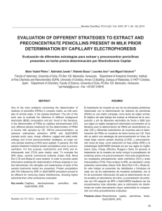 Evaluation of different strategies to extract and