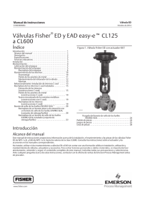 Válvulas Fisher ED y EAD easy-et CL125 a CL600
