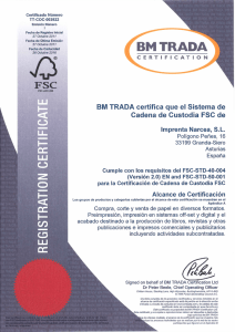 Certificado Número TT-COC-003922