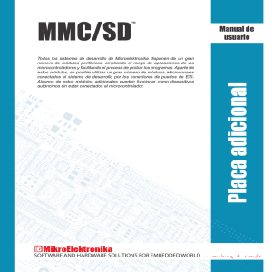MMC/SD Manual de usuario