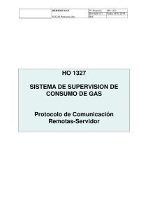 HO 1327 SISTEMA DE SUPERVISION DE