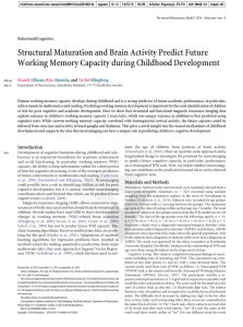 Structural Maturation and Brain Activity Predict Future Working