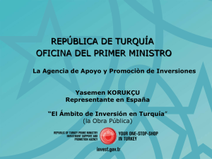 REPÚBLICA DE TURQUÍA OFICINA DEL PRIMER MINISTRO