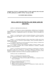 reglamento municipal de mercados de abastos.