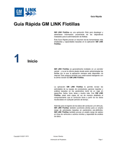 Guía Rápida GM LINK Flotillas