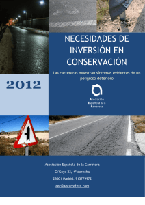 Estudio Necesidades de Inversión en Conservación
