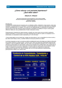 ¿Cómo educar a mi paciente hipertenso? ¿Qué debe saber?