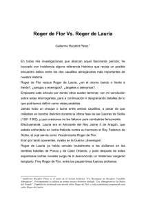 Roger de Flor Vs - Editorial Fajardo el Bravo