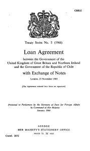 Loan Agreement - UK Treaties Online