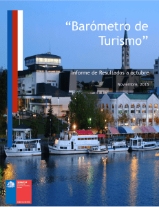 Barómetro de Turismo a octubre 2015