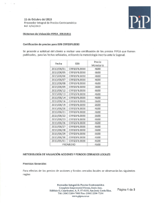 Proveedor integral de Precios Centroamérica Ref. 0/64/2013