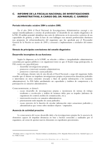 C. INFORME DE LA FISCALIA NACIONAL DE INVESTIGACIONES