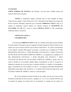 15-COM-2015 CORTE SUPREMA DE JUSTICIA: San Salvador, a