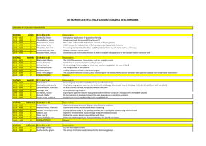 xii reunión científica de la sociedad española de astronomía