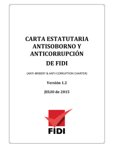 carta estatutaria antisoborno y anticorrupción de fidi