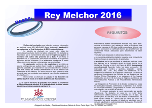 Rey Melchor 2016 - Ayuntamiento de Córdoba