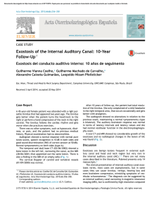 Exostosis of the Internal Auditory Canal: 10-Year Follow-Up