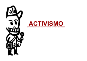 Conceptos básicos de activismo en la red