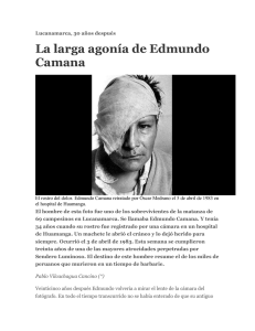 La larga agonía de Edmundo Camana