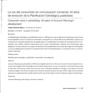 La voz del consumidor en comunicación comercial: 40 años