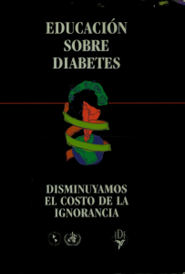 EDUCACIÓN SOBRE DIABETES >* (¿0