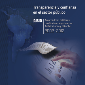 Transparencia y confianza en el sector público: avances de las