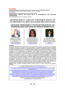 Technological capacity and public policy of