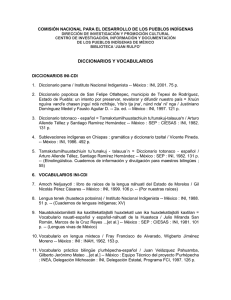 vocabularios - Comisión Nacional para el Desarrollo de los Pueblos